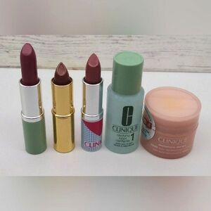 Clinique Makeup 6 Piece Bundle W/ Moisture Surge Skincare Blush Eyeshadow New